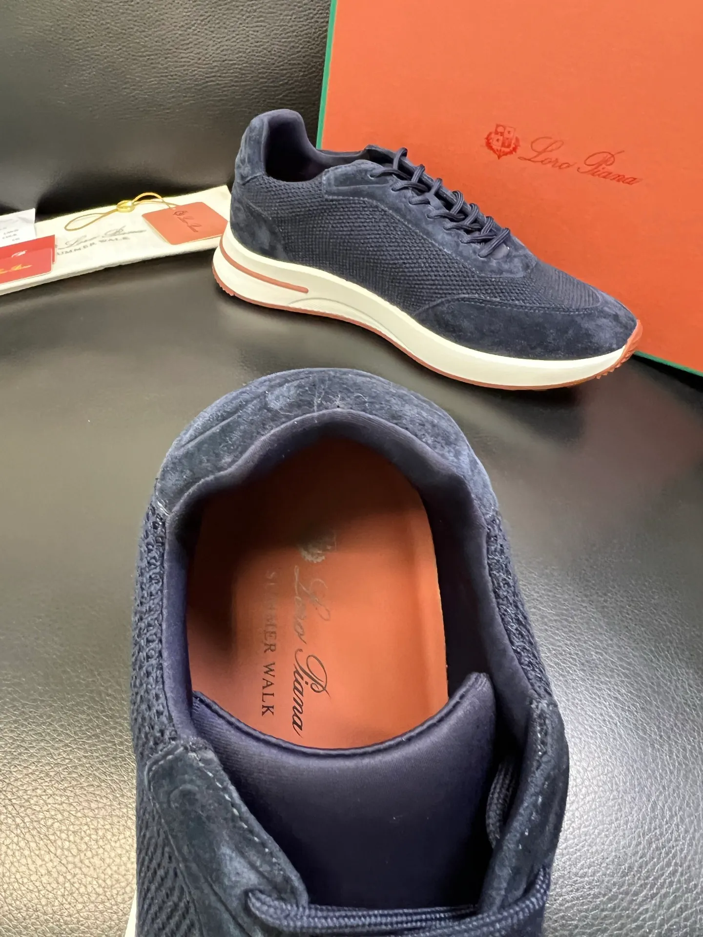 Men's shoes 💰740 Loro Men's shoes 💰iana High-quality top crafts Noyo Piana New product counter synchronized with original factory configuration, uppers imported from Italy cowhide fabric, high-quality splicing technology, soles: original soles specially provided by the original factory, exclusive movable molded soles super comfortable, original factory and single goods, welcome to compare, code number 39-44 (order 38 45 46)